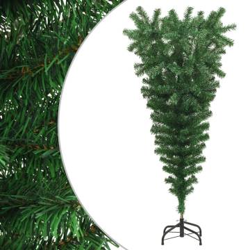 Upside-Down Artificial Christmas Tree - 120 cm Green