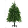 Artificial Christmas Tree 120cm - Lifelike Needles, Green