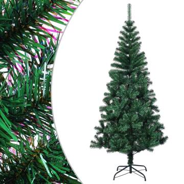 Artificial Christmas Tree with Iridescent Tips - 150 cm Green