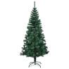 Artificial Christmas Tree with Iridescent Tips - 150 cm Green