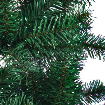 Artificial Christmas Tree with Iridescent Tips - 150 cm Green