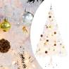 Pre-lit White Christmas Tree with Baubles - 150 cm