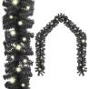  Christmas Garland with LED Lights 20 m Black Colour black Size 20 m Quantity in Package 1 Number of LEDs 