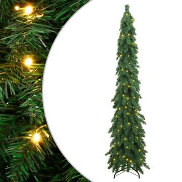 180 cm Pre-lit Artificial Christmas Tree with 100 LEDs