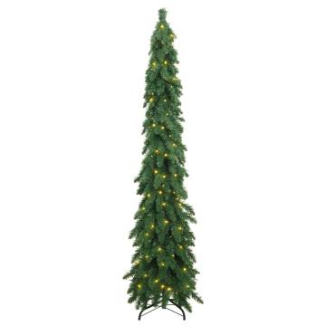 180 cm Pre-lit Artificial Christmas Tree with 100 LEDs