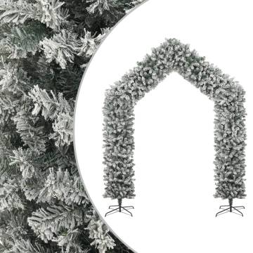 Christmas Tree Arch with Flocked Snow - 270 cm | Hipo Market