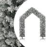  Christmas Tree Arch with Flocked Snow 270 cm Colour white and green Size 270 x 215 cm Quantity in Package 1 Number of Branch Tips 