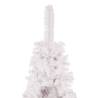 Slim White Christmas Tree 150 cm - Stylish Holiday Decor