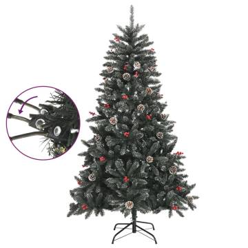 150 cm Artificial Christmas Tree with Stand - Lifelike PVC Green