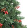 Artificial Hinged Christmas Tree with Cones & Berries - 210 cm