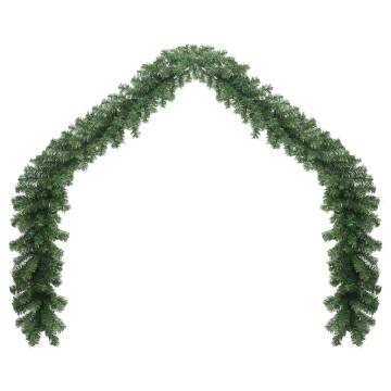 5m Christmas Garland with LED Lights | Festive Decorations