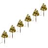  Christmas Pathway Trees 6 pcs with Warm White LEDs 45 cm PVC Colour warm white Quantity in Package 1 Number of Branch Tips Number of LEDs 