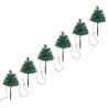 Christmas Pathway Trees with Warm White LEDs - 6pcs | Hipo Market