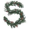 4 Piece Christmas Door Decoration Set - Festive PVC Decor