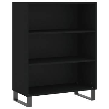 Stylish Highboard Black 69.5x32.5x180 cm | Hipomarket UK