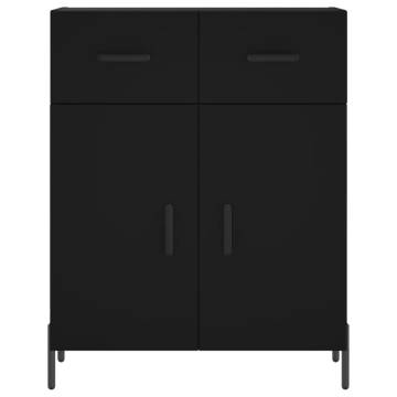 Elegant Highboard Black 69.5x34x180 cm - Stylish Storage