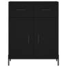 Elegant Highboard Black 69.5x34x180 cm - Stylish Storage