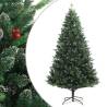  Artificial Hinged Christmas Tree with Red Berries 150 cm Size 150 cm Quantity in Package 1 Model basic Number of Branch Tips 