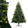 Lifelike 240 cm Hinged Christmas Tree with Stand - HipoMarket