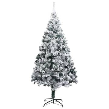 Artificial Christmas Tree with Flocked Snow - 300 cm Green