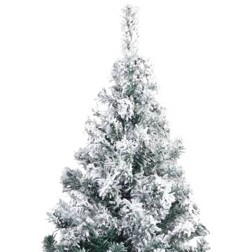 Artificial Christmas Tree with Flocked Snow - 300 cm Green