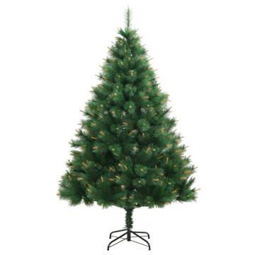 210 cm Artificial Hinged Christmas Tree with Stand | HipoMarket