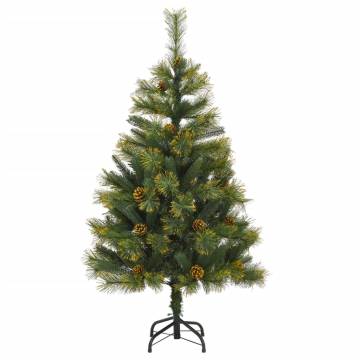 Artificial Hinged Christmas Tree with Cones - 150 cm | HipoMarket