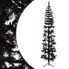  Slim Artificial Half Christmas Tree with Stand Black 180 cm Colour black Size 180 cm Quantity in Package 1 Number of Branch Tips 