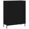 Stylish Highboard Black 69.5x34x180 cm - Hipo Market