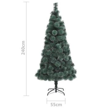 240 cm Green Artificial Christmas Tree with Stand | HipoMarket