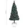 240 cm Green Artificial Christmas Tree with Stand | HipoMarket