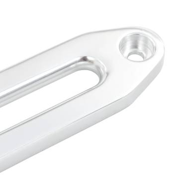 Fairlead Silver 254 mm Aluminium for Winch | Hipo Market