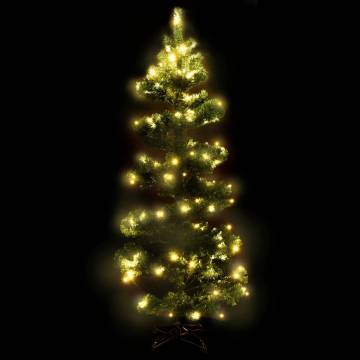 Swirl Pre-lit Christmas Tree 180 cm - Magical Holiday Ambience