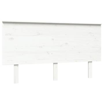 Stylish White Solid Pine Bed Headboard | Hipomarket