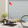 Sturdy Black Bike Trailer - 126x63x34 cm Iron | HipoMarket