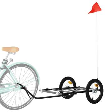 Sturdy Black Bike Trailer - 126x63x34 cm Iron | HipoMarket