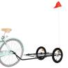 Sturdy Black Bike Trailer - 126x63x34 cm Iron | HipoMarket