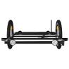 Sturdy Black Bike Trailer - 126x63x34 cm Iron | HipoMarket