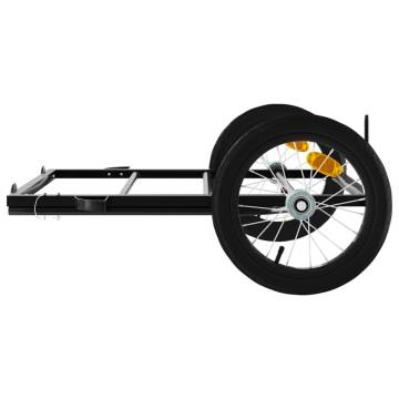 Sturdy Black Bike Trailer - 126x63x34 cm Iron | HipoMarket