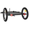 Sturdy Black Bike Trailer - 126x63x34 cm Iron | HipoMarket