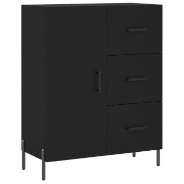 Stylish Highboard Black 69.5x34x180 cm - Hipomarket