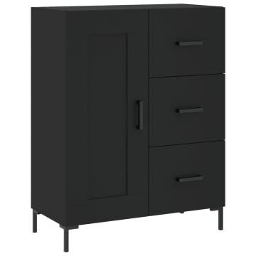 Highboard Black 69.5x34x180 cm - Stylish Storage Solution