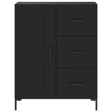 Highboard Black 69.5x34x180 cm - Stylish Storage Solution