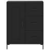 Highboard Black 69.5x34x180 cm - Stylish Storage Solution