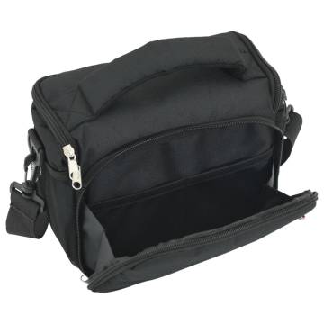 Camera Bag with Waterproof Cover | Black Oxford Fabric | HipoMarket