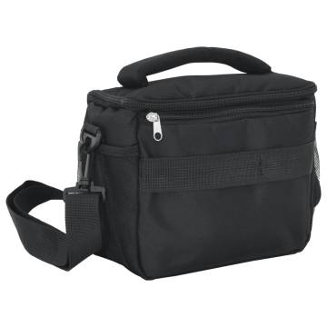 Camera Bag with Waterproof Cover | Black Oxford Fabric | HipoMarket