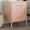  Bedside Cabinet Pink 36x39x50.5 cm Steel Colour pink Quantity in Package 1 