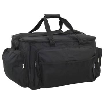 Waterproof Fishing Bag - Versatile Black Oxford Fabric