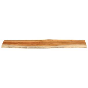 Solid Wood Acacia Live Edge Table Top - 160x40 cm