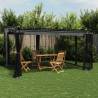 Gazebo with Mesh Walls Anthracite 4x3 m - Durable Outdoor Shelter